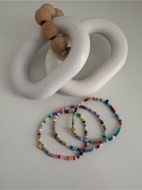 Colorful Seed Bead Bracelet Set